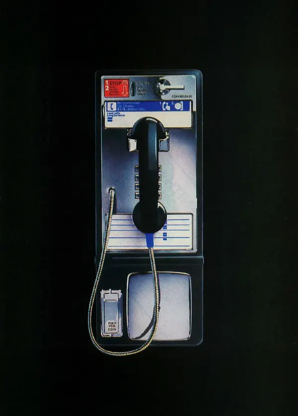 Vintage payphone