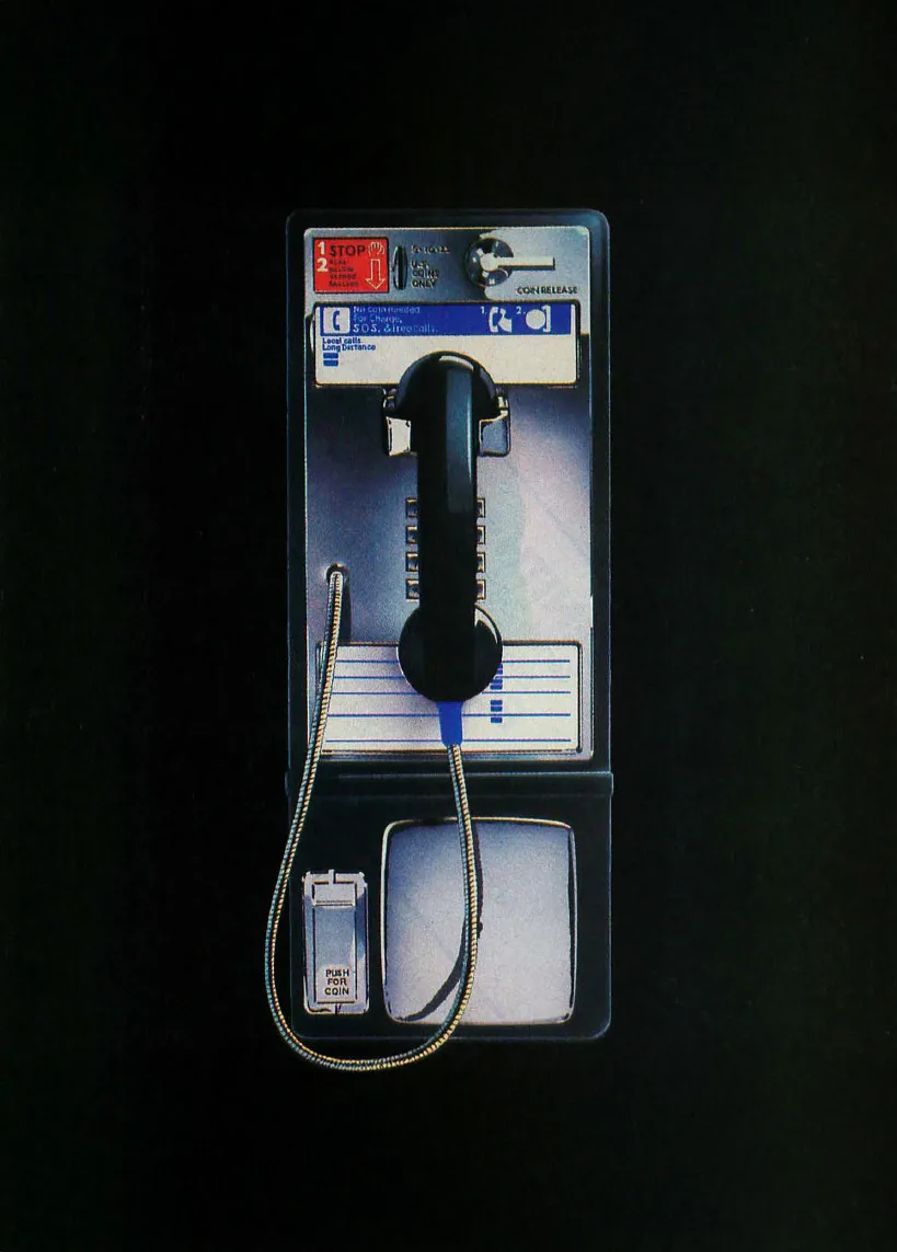 Vintage payphone